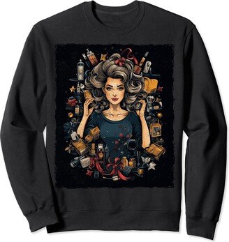 Beautician Christmas Sweatshirt