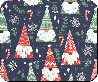 Mouse Pads: Folk Gnomes Mouse Pad, Rectangle Ornament, Multicolor