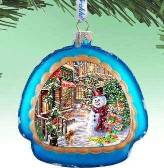 G.DeBrekht Christmas Lane Snowflake Holiday Ornament