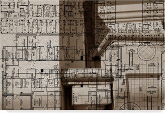 Sisa Jasper Architecture Drawing Iv Canvas Art - 15 x 20