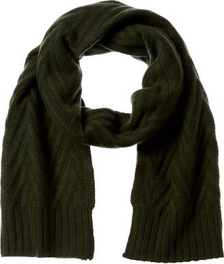 Delaney Zig Zag Stitch Cashmere Scarf