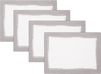 Metallic Brushstroke Placemat 4 Pc Set