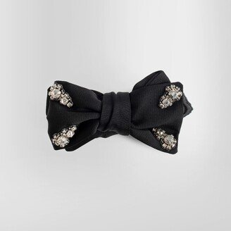 Man Black Bowties & Ties-AA