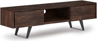 Mitchell TV Stand for TVs up to 80 Distressed Charcoal Brown - WyndenHall