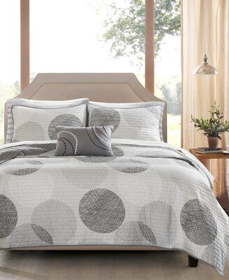 Madison Park Essentials Knowles 8-Pc. Quilt Set, Full