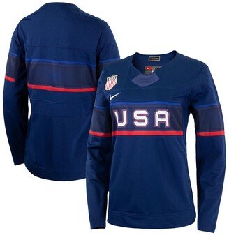 Women's Blue Team Usa Hockey 2022 Winter Olympics Collection Jersey