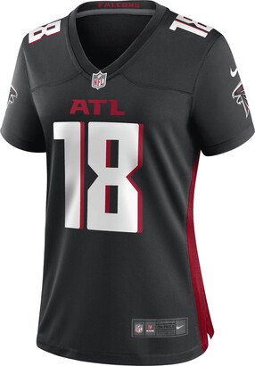 Women's NFL Atlanta Falcons (Calvin Ridley) Game Football Jersey in Black