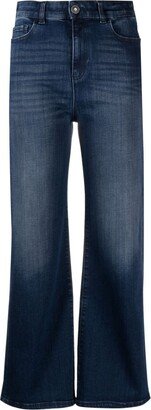 J33 mid-rise wide-leg jeans