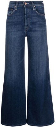 High-Rise Wide-Leg Jeans-CF