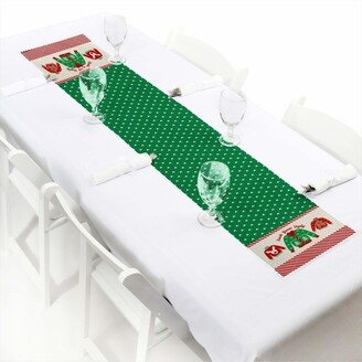 Big Dot Of Happiness Ugly Sweater - Petite Holiday & Christmas Party Paper Table Runner - 12 x 60 in
