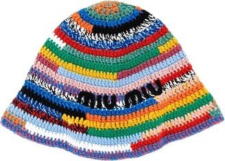 Colour-Block Crochet Hat