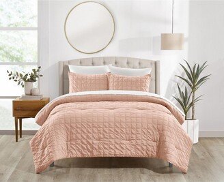 Chic Home Design Chic Home Jessa Comforter Set Washed Garment Technique Geometric - Piece - Twin XL 68