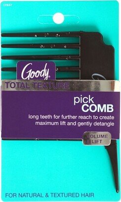 Total Texture Pick Comb - Black