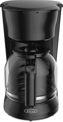 12-Cup Glass-Carafe Black Drip Coffee Maker