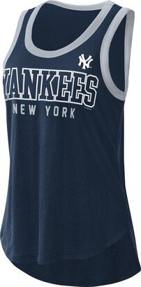 Women's G-iii 4Her by Carl Banks Navy New York Yankees Clubhouse Tank Top