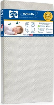 Butterfly Breathable Knit Crib and Toddler Mattress