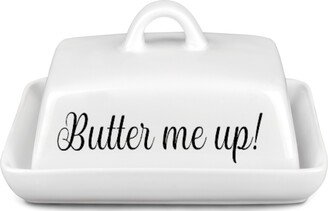 Script Butter Dish Label, Sticker For & Kitchen Appliance, Decal Plastic Ceramic