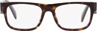 Prada Eyewear Rectangle Frame Glasses-AA