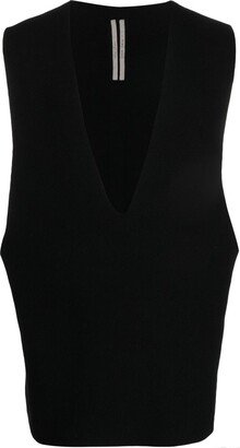 Sleeveless Jersey-Knit Jumper