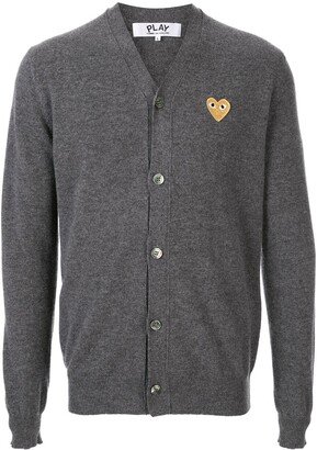 Embroidered Logo Cardigan-AA