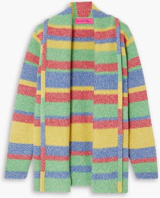 Striped cashmere cardigan-AG