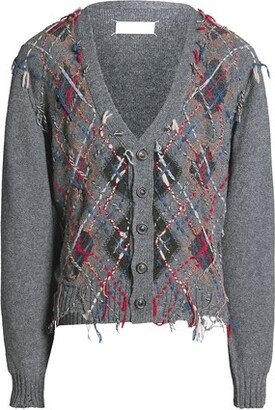 Cut-out knit cardigan