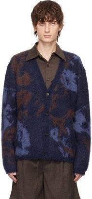 The World Is Your Oyster Navy Floral Cardigan