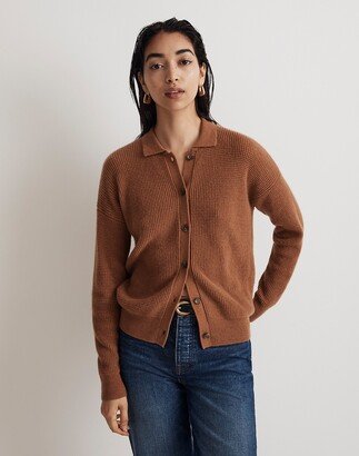 Waffle-Stitch (Re)sponsible Cashmere Cardigan Sweater