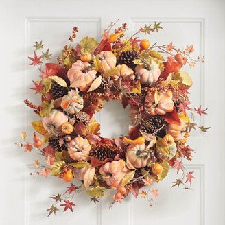 Harvest Pumpkin Wreath