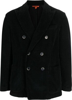 Double-Breasted Corduroy Blazer