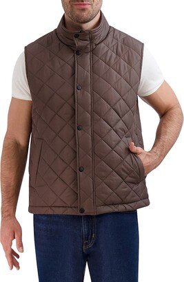 Mockneck Quilted Vest