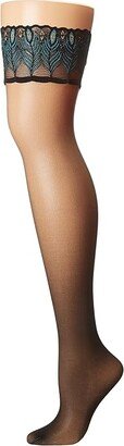 Lunelle Stay Up Tights (Black) Hose