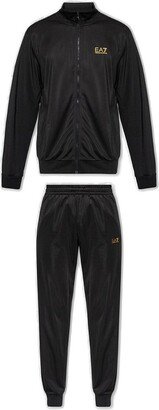 Long-Sleeved Sweatshirt Sweatpants Set