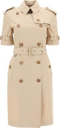 short sleeve trench coat-AB