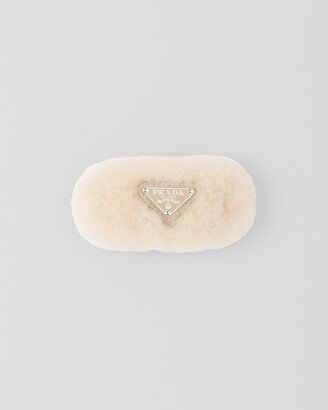 Shearling Hair Clip