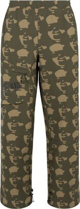 x Pleasures graphic-print cargo trousers