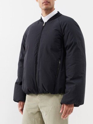 Padded Cotton-blend Bomber Jacket