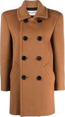 Double-Breasted Wool Coat-DB