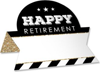 Big Dot Of Happiness Happy Retirement - Retirement Party - Table Setting Name Place Cards - 24 Ct