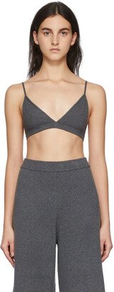 Grey Cashmere Stretch Bralette