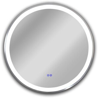 Frameless Embedded LED Mirror - Silver