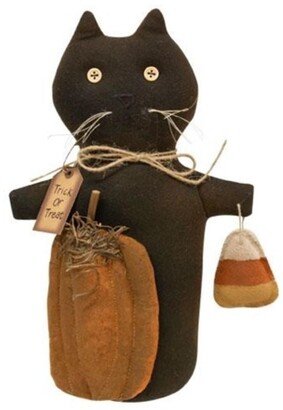 Trick or Treat Cat Doll - 6L x 2.75W x 9H