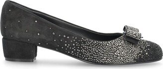 Vara Bow Embellished Pumps-AA