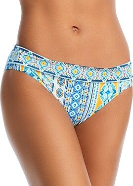 Scarf Print Banded Hipster Bikini Bottom