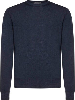 Crewneck Knitted Sweater-AE