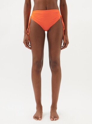 Lester Gathered-side High-leg Bikini Briefs