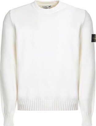 Logo Patch Crewneck Jumper-AH