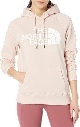 Half Dome Pullover Hoodie (Pink Moss/TNF White) Women's Clothing