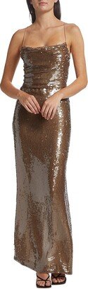 Mili Sequined Maxi Dress