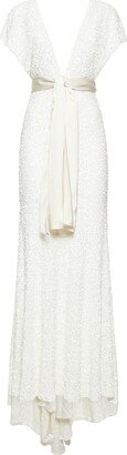 Adriana embellished maxi dress